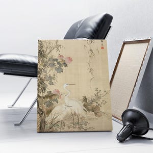 Botanical Japanese nature art printable wall decor