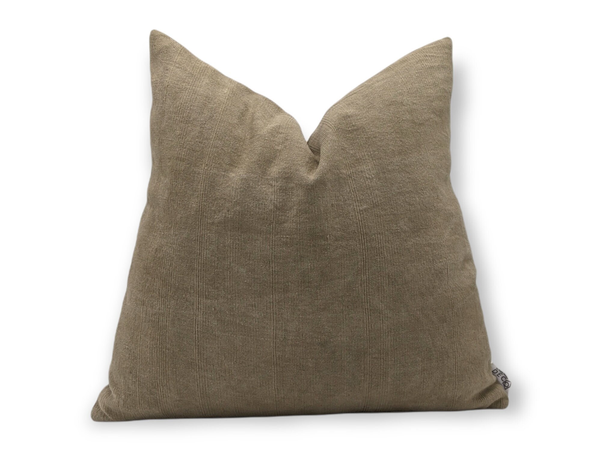 Coussin Bogolan Mudcloth Cushion Coton Gris Decoration Boheme Ethnique Sanou