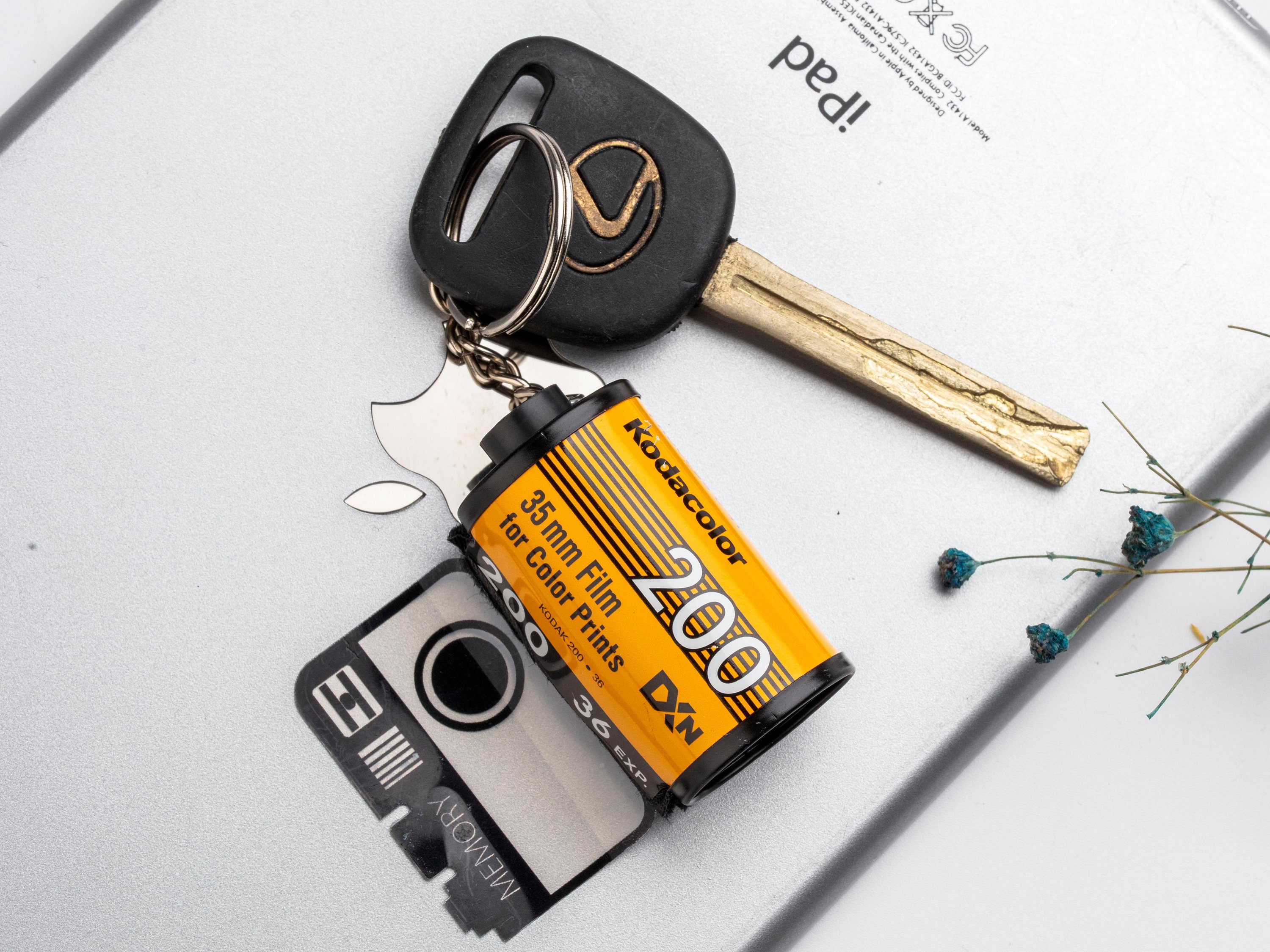 Personalized Photo Film Camera Roll Keychain Valentine