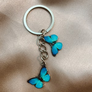 butterfly wings keychain charm, Cute keychain, Best friend gift,Fathers day gift