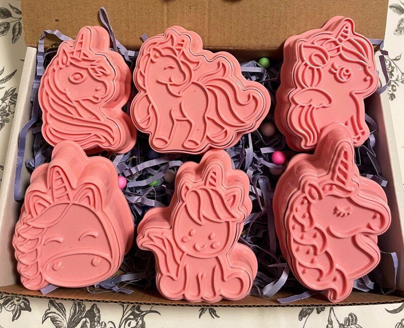 Unicorn Cookie Cutter Set Unicorn Cookie Stamps Unicorn Etsy