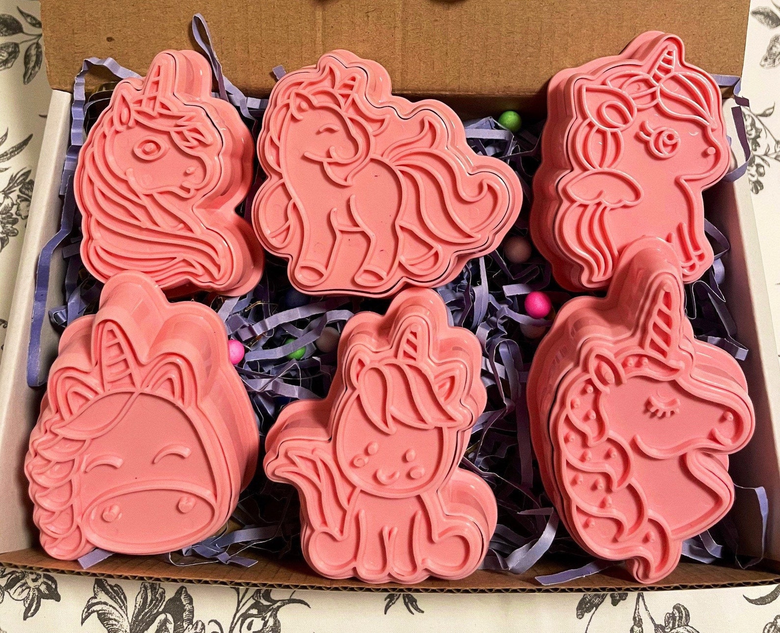 Unicorn Cookie Cutter Set Unicorn Cookie Stamps Unicorn Etsy
