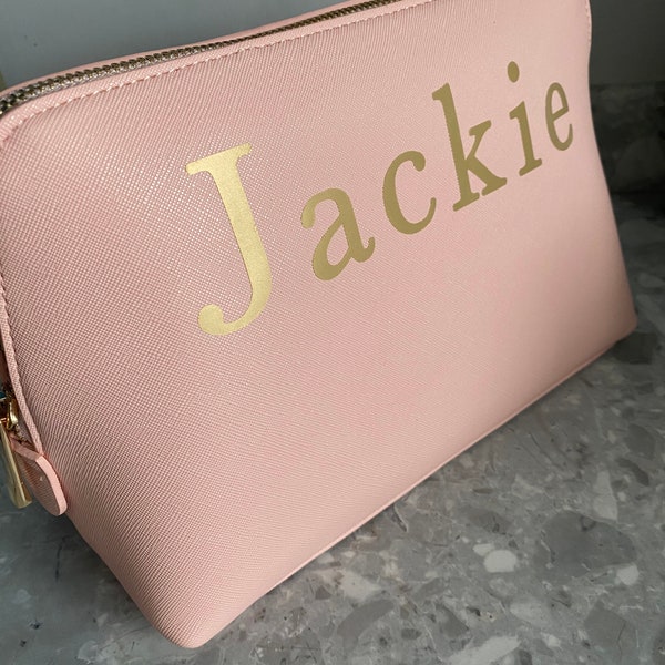 Personalised Makeup Bag Etsy UK