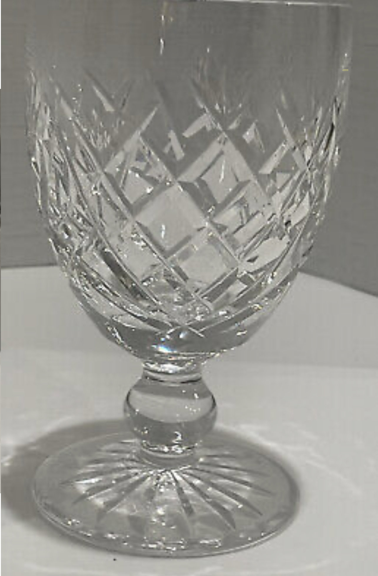 WATERFORD Crystal DONEGAL Pattern Claret Wine Goblet or GLASS Etsy