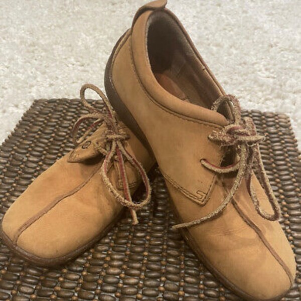 Pod Original Camel Gallagher Retro Nubuck Leather Shoes