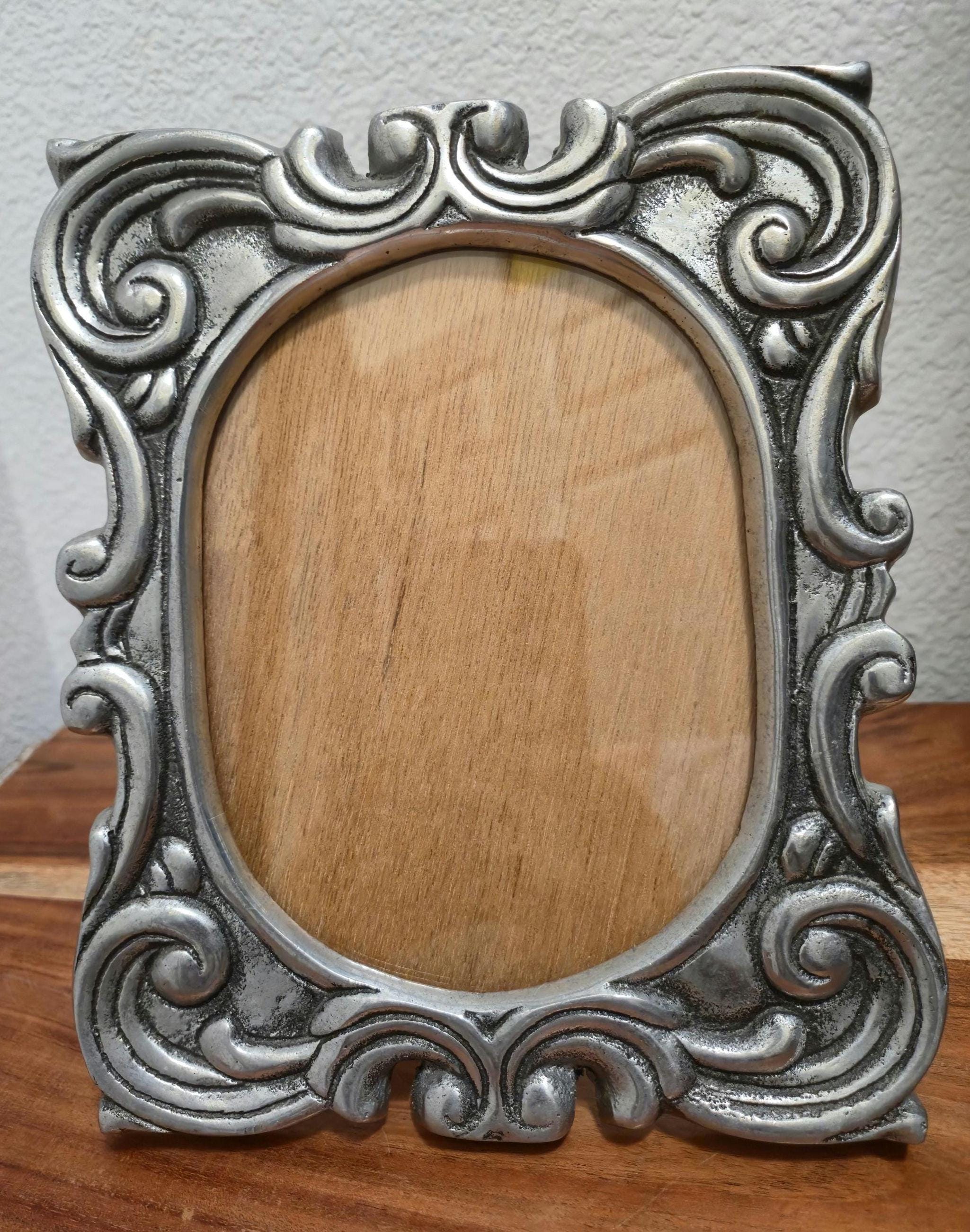 Mexican Pewter Frame - Etsy
