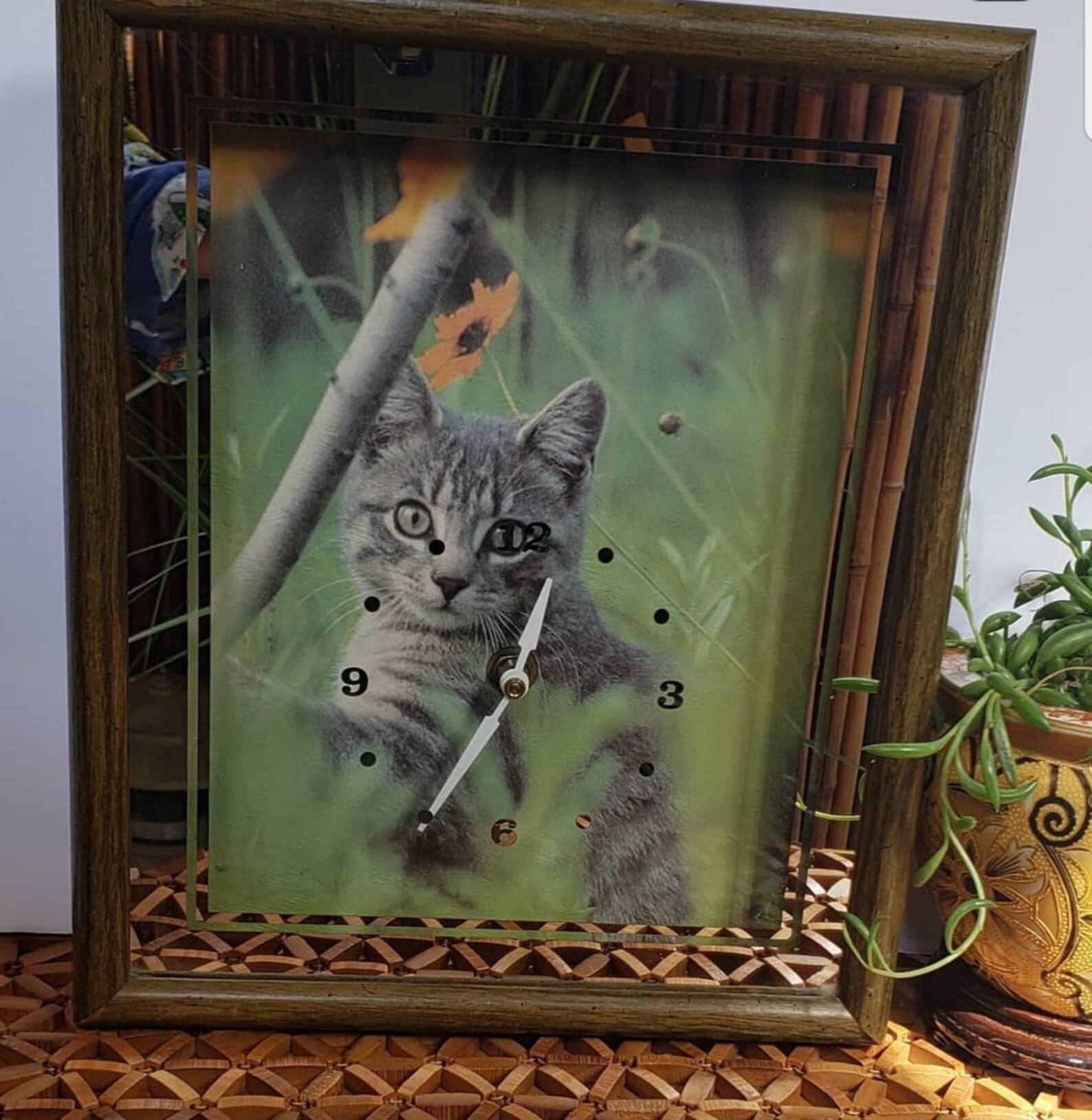 1978 vintage shadow box clockworks Etsy