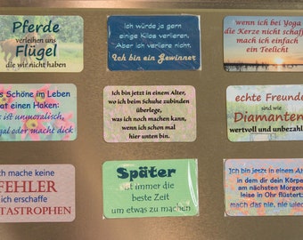 Kühlschrankmagnete mit Spruch