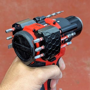 M12 Subcompact BIT BANK Magnetic Bit Holder for M12 Subcompact Drill/Driver (3401-20) | Heavy Duty Accessory