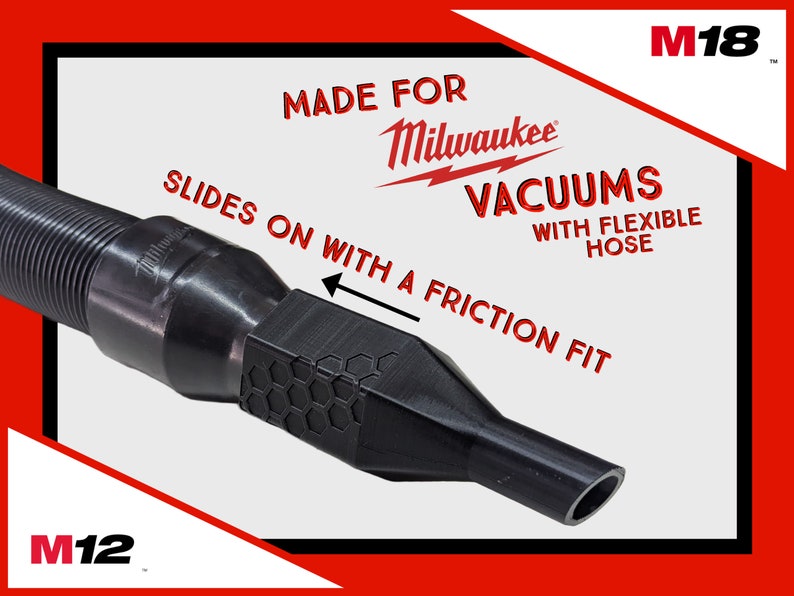 Vacuum Nozzle Adapter for Milwaukee Vacuums Milwaukee Tool Etsy