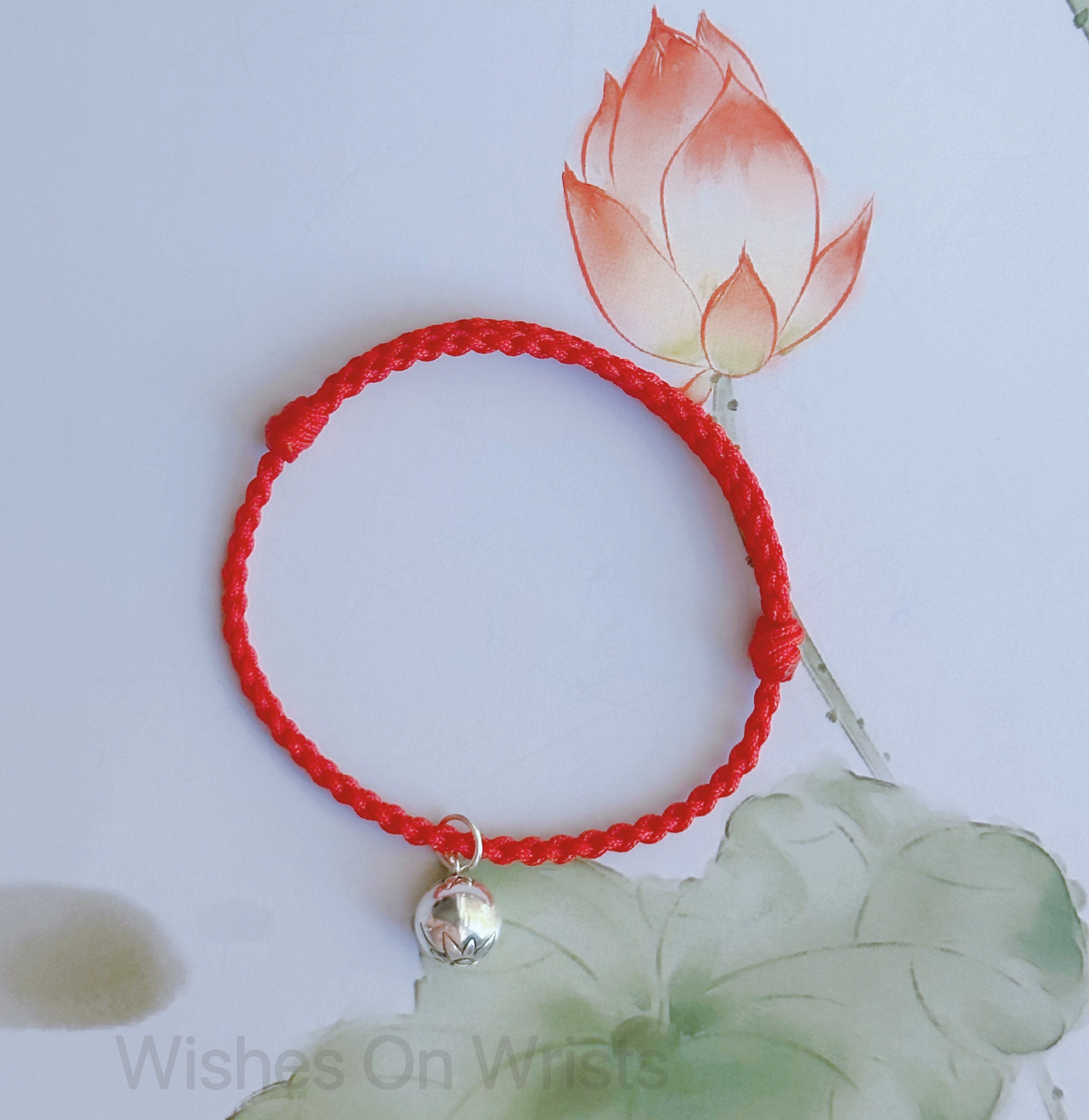 小物 little willow Belt RED Red Wrist Bells - For Small Hands