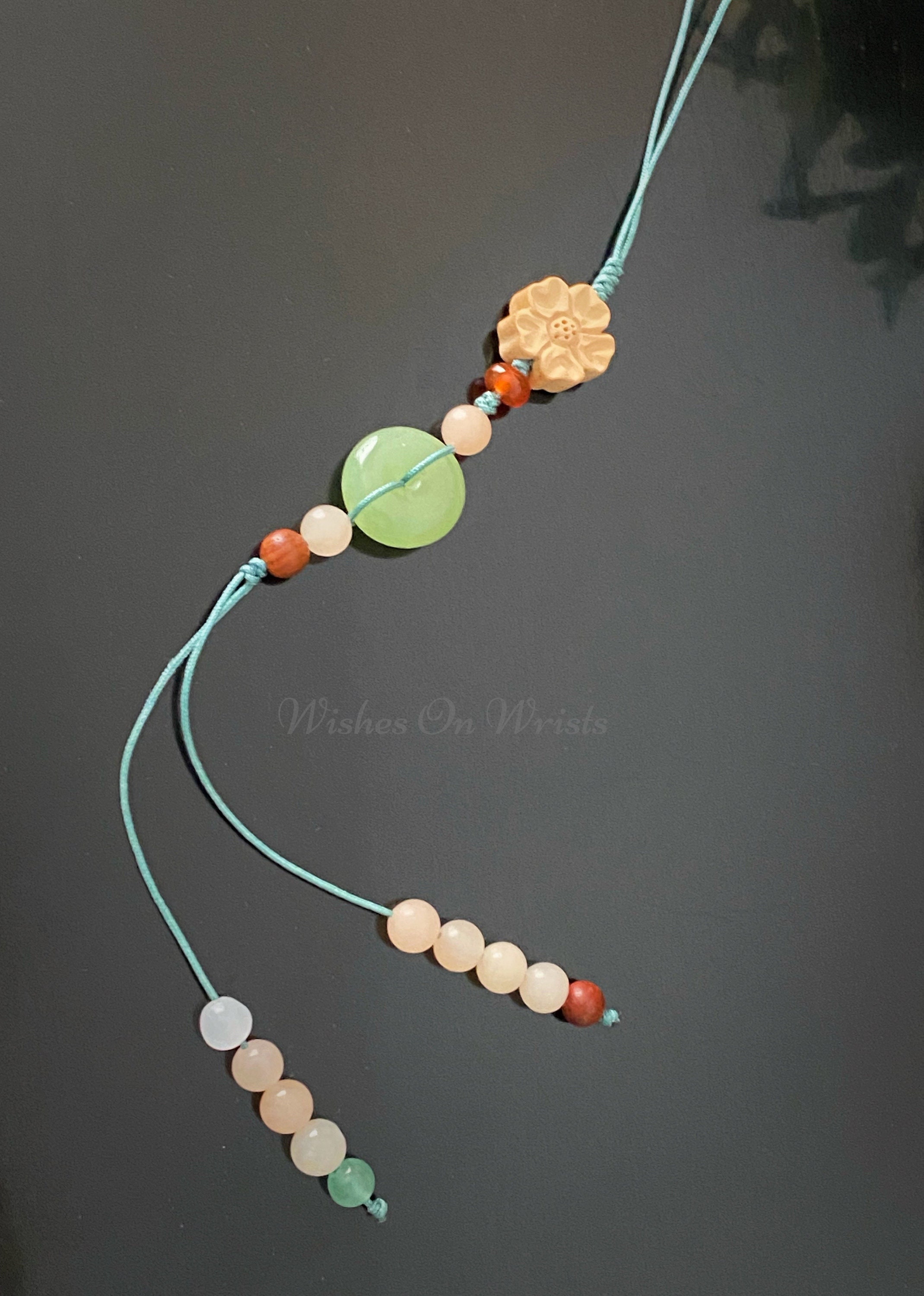 Phone/ Bag Charm, Bookmark Peace Buckle Pendant Charm, Hanfu