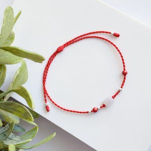 Red string with jade Bracelet/ Anklet, Burmese Natural Grade A Jadeite Bead Bracelet, Thin 2mm Lucky Jade Bracelet, Red Protection Bracelet