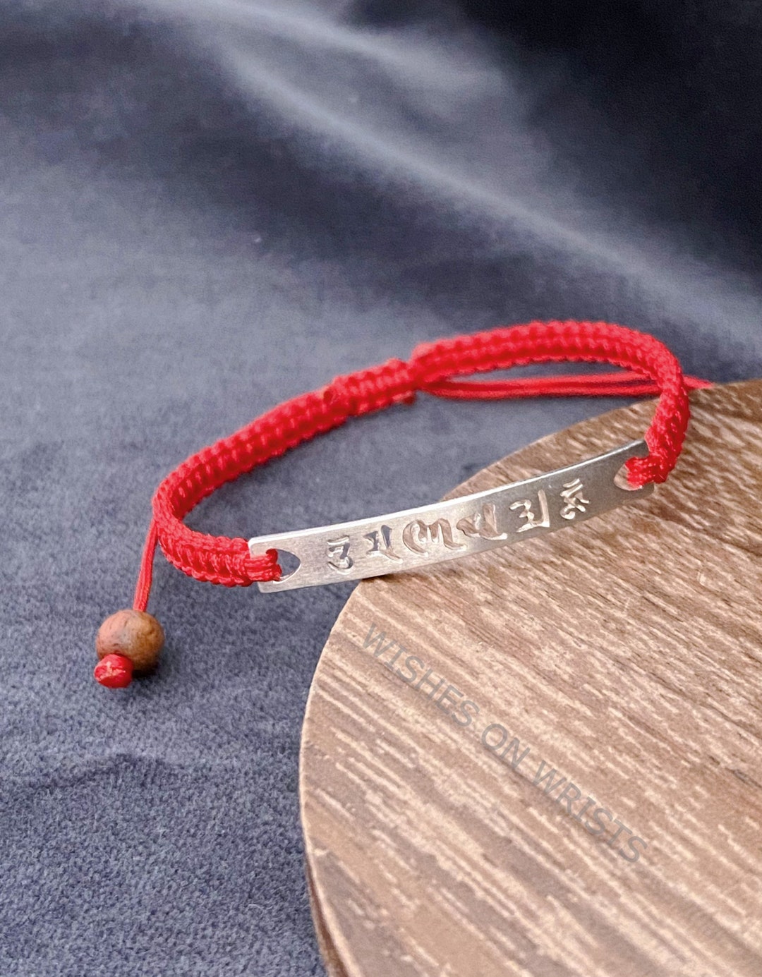 Buddhist Bracelet, Red String Bracelet, Handmade Tibetan Bracelet, S925 ...