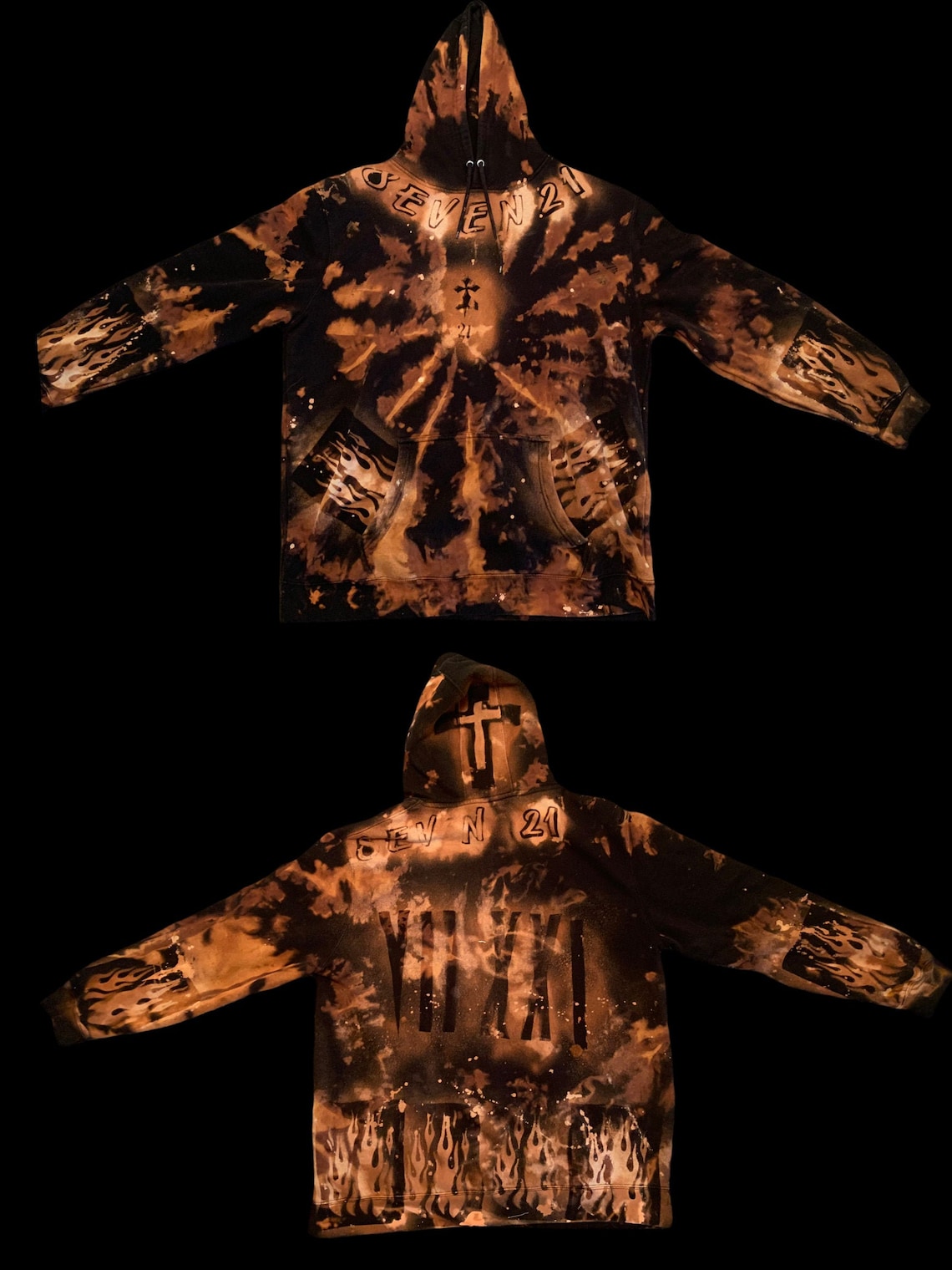 Custom Bleach Hoodie Etsy