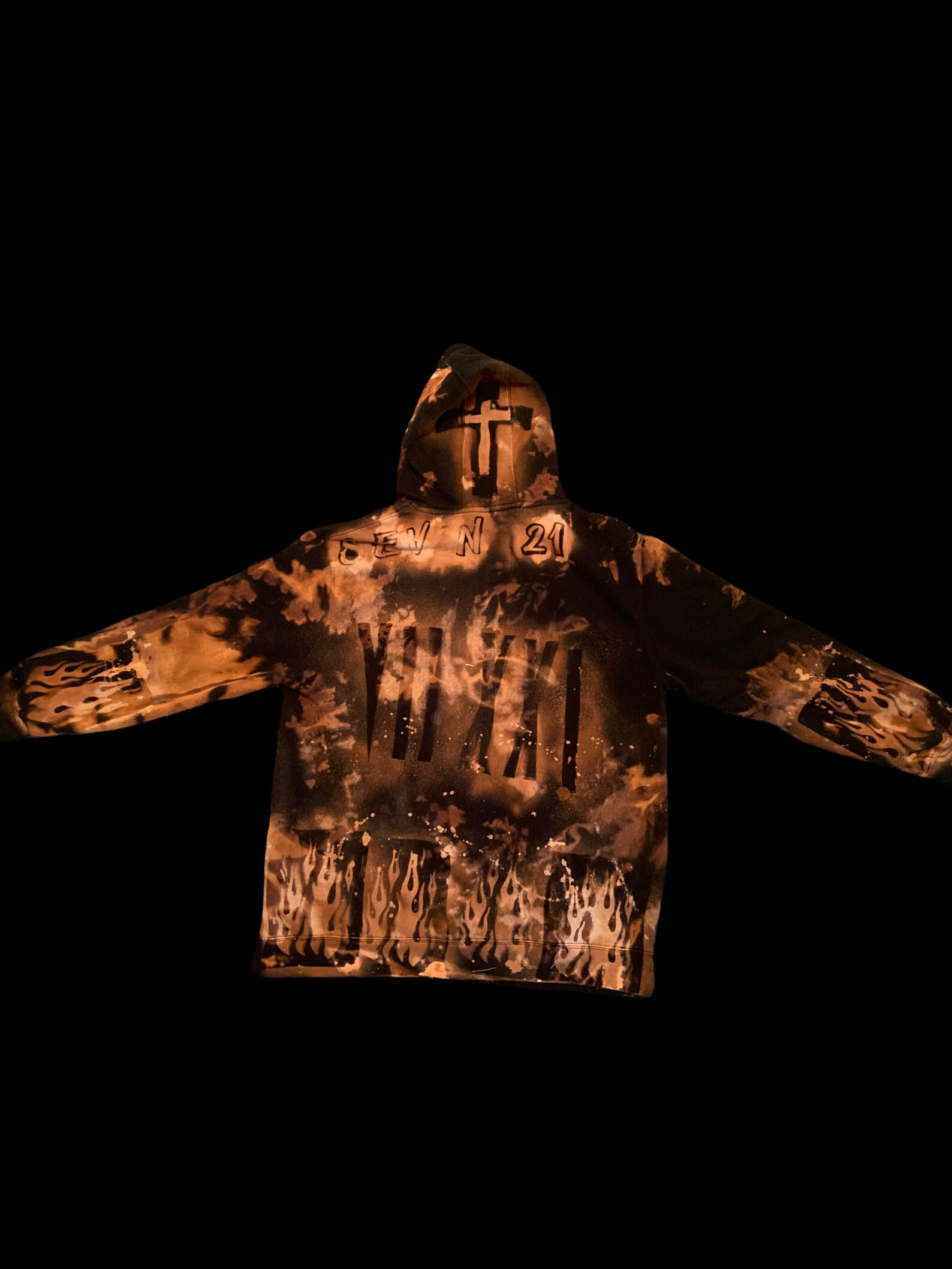 Custom Bleach Hoodie Etsy