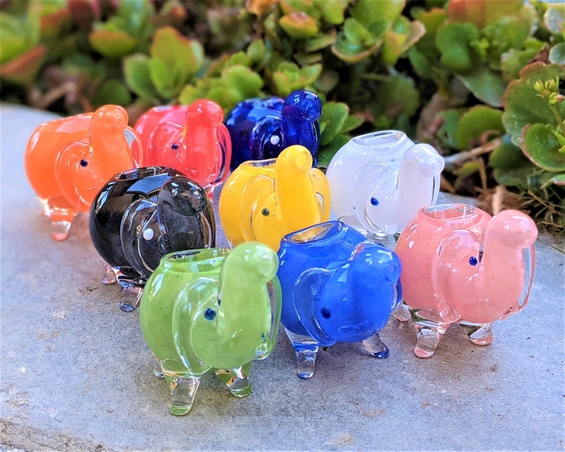 Glass Pipes\/ Mini Elephant\/ Glass pipe\/ Pipe\/ Pipes\/ Smoking Pipe\/ Cute pipe