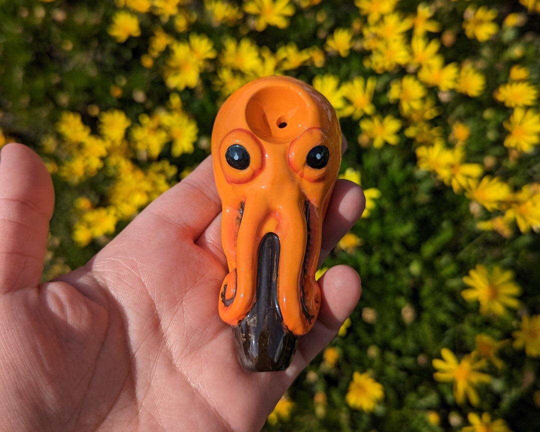 Ceramic Octopus Pipe / Pipes Etsy