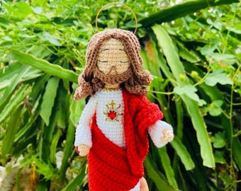 Crochet Jesus Doll: Handmade Amigurumi Religious Gift
