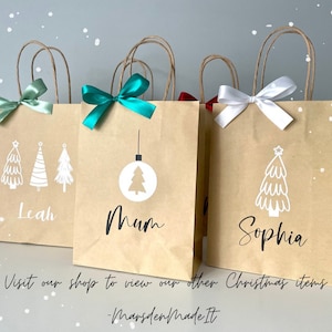 Personalised Christmas Gift Bag, Christmas Gift, Personalised Gift Bag