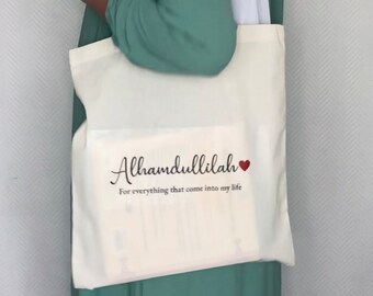 Cloth bag - 100% cotton - minimalist - Tote bag - tote bag - Arabic scriptures