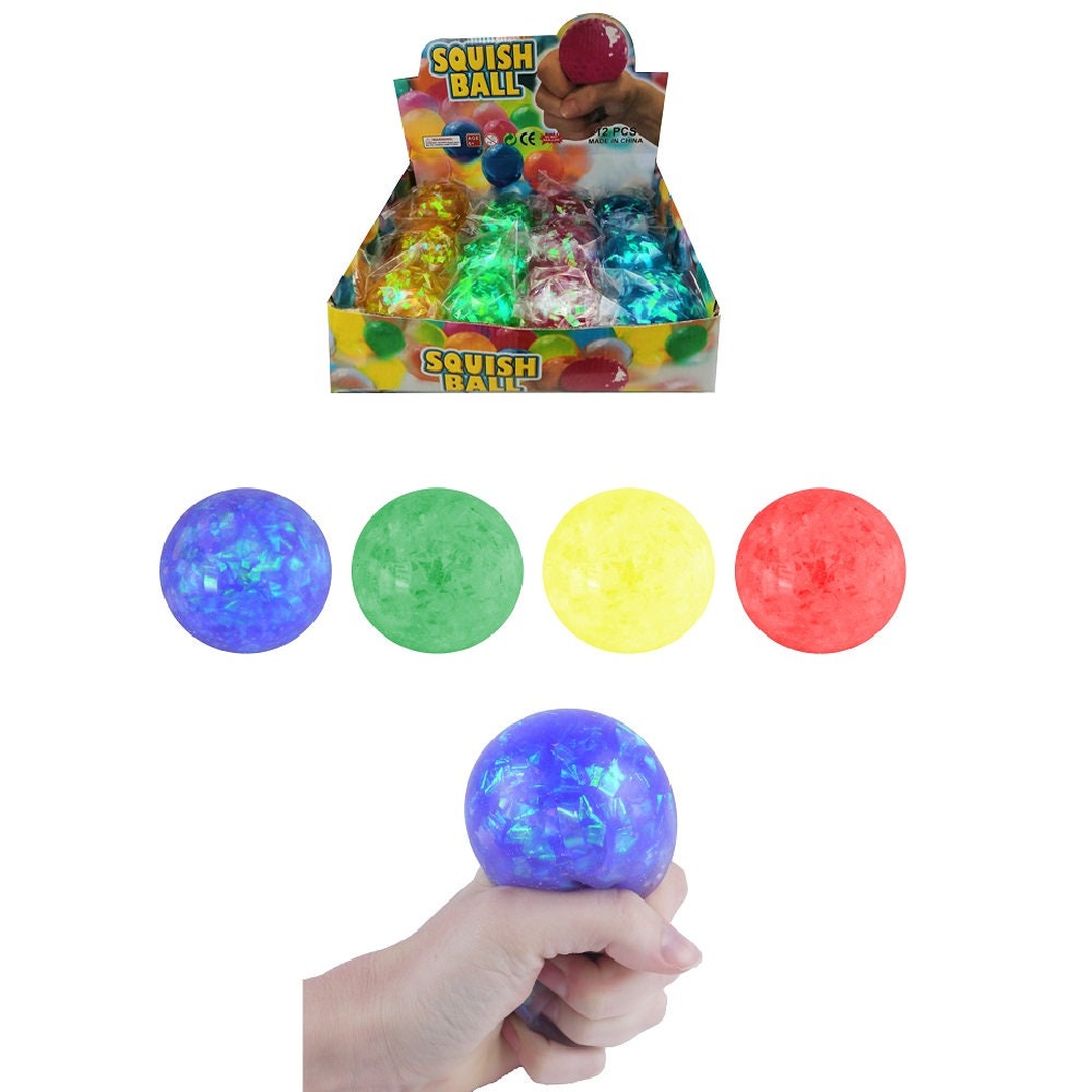 Tinsel glitter stress ball Etsy