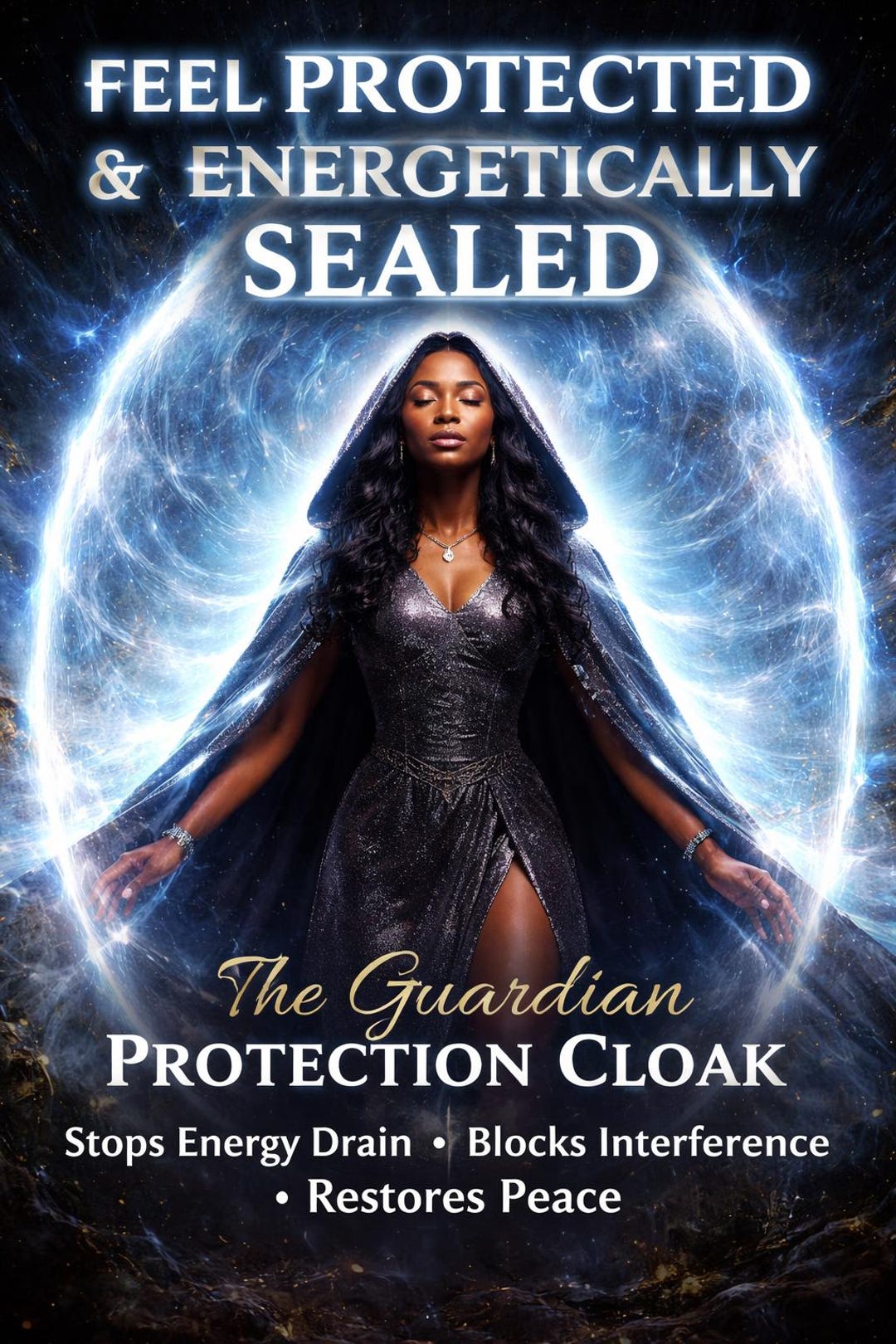 Energetic Protection The Guardian Protection Cloak | Energetic Shield, Aura Protection, Stop ...