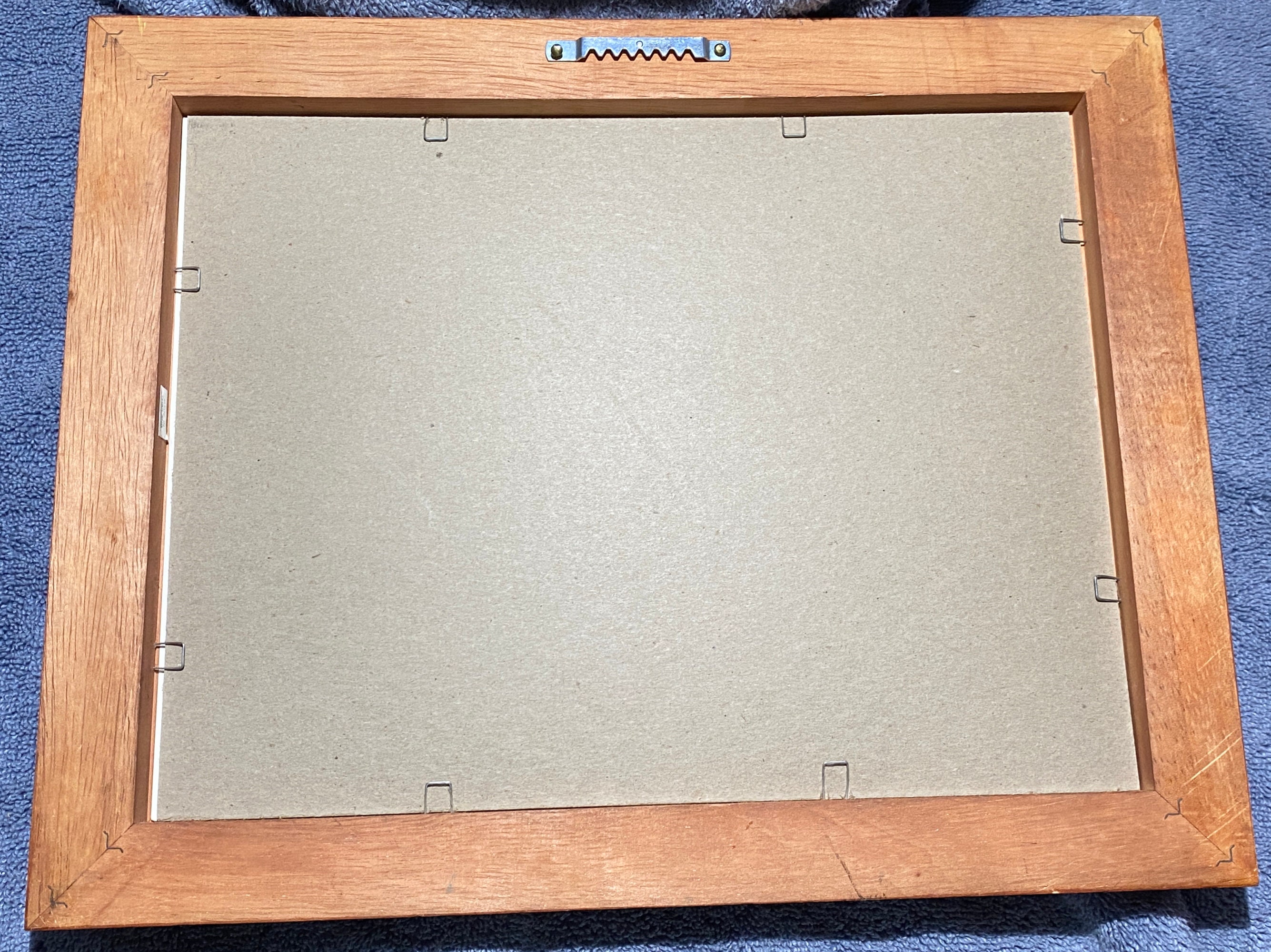 Furgy - Vintage Fayre Cooper Framed Print - Rare, With Church