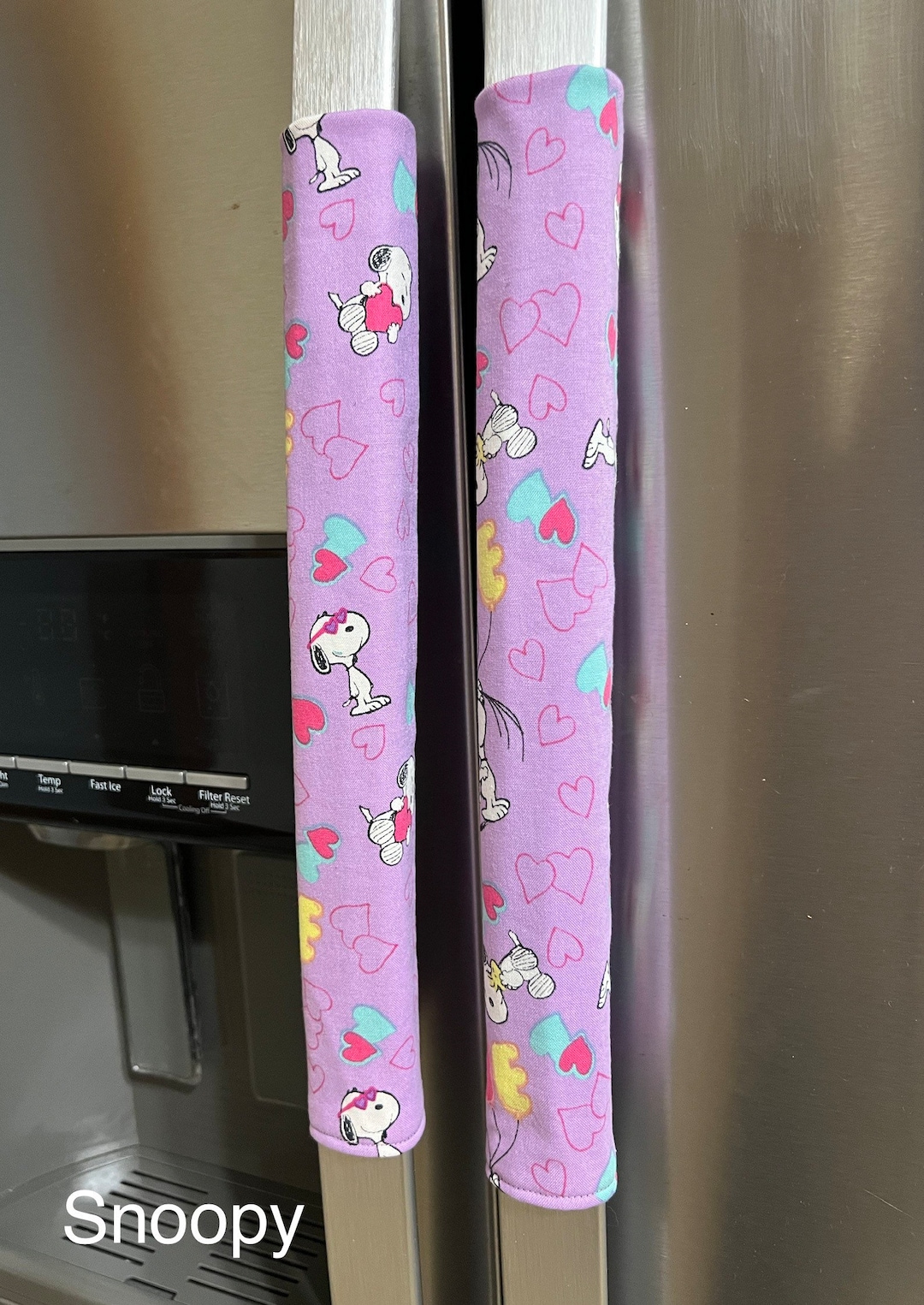 Refrigerator Door Handle Covers Snoopy Set of 2 Etsy