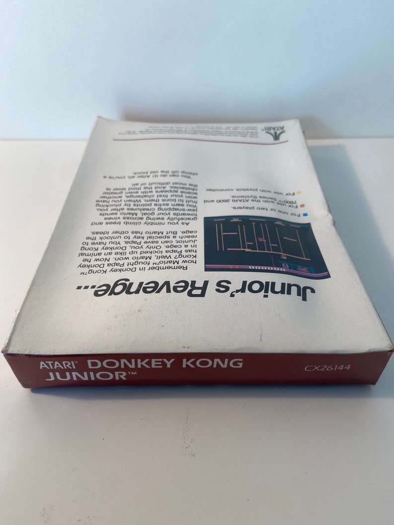 Brand New Atari 2600 Game In original packaging New Old Stock Factory Sealed Donkey Kong Junior
