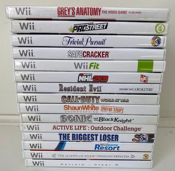 Nintendo Wii Games Etsy