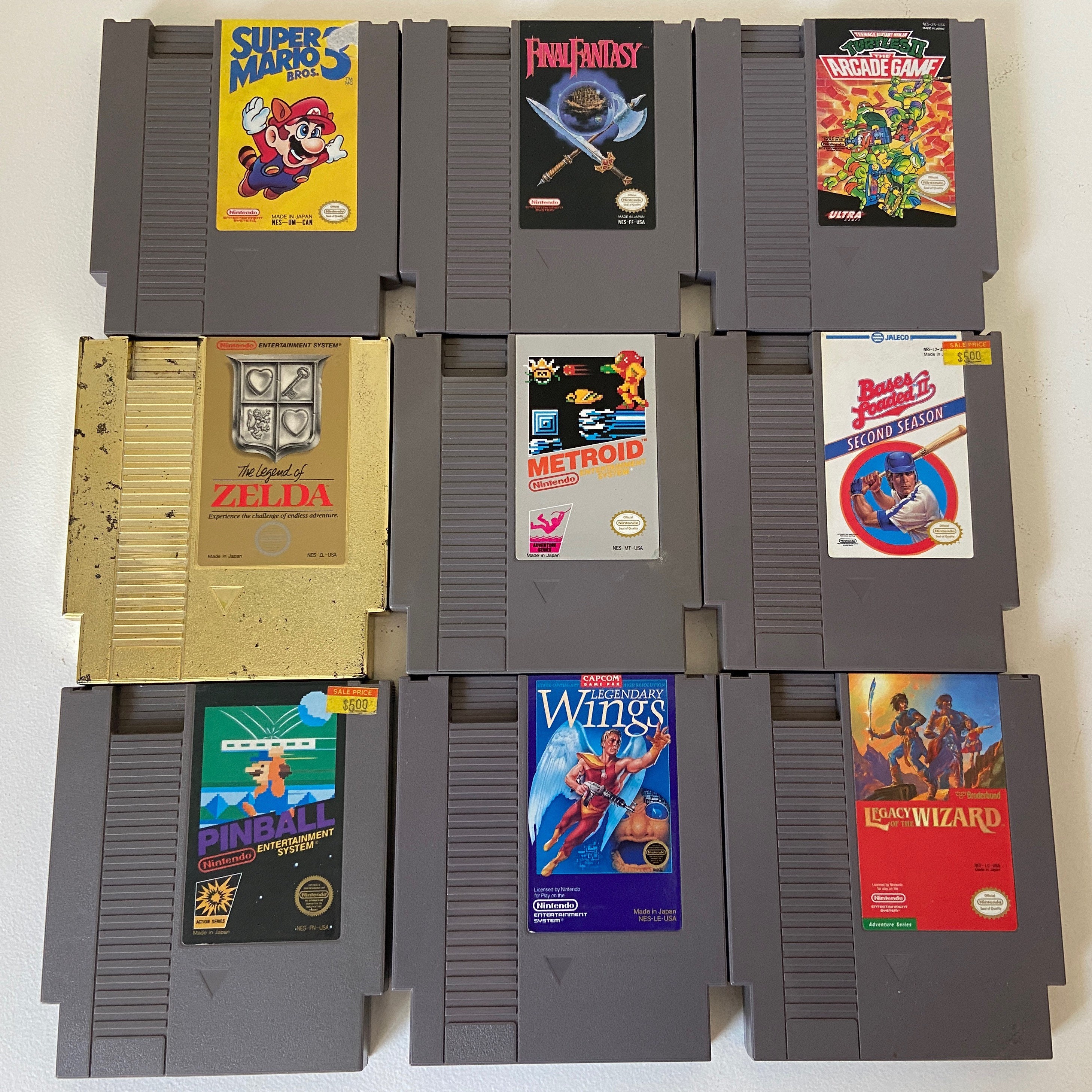 Onderverdelen zij is Opgetild Nintendo Games NES Games - Etsy