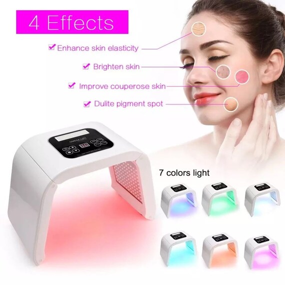 Lámpara facial LED Light Skin Care Etsy