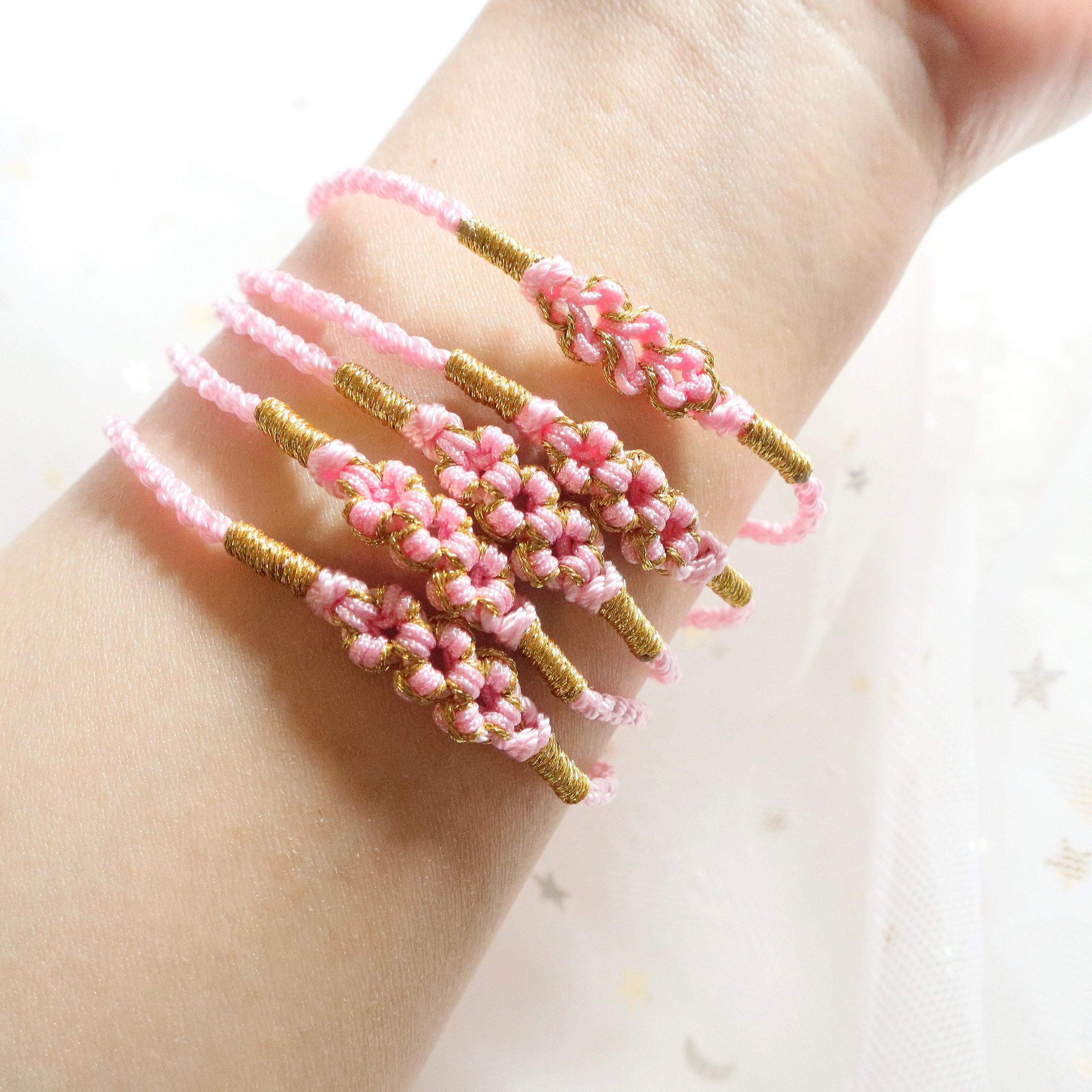 Peach 2024 blossom bracelet