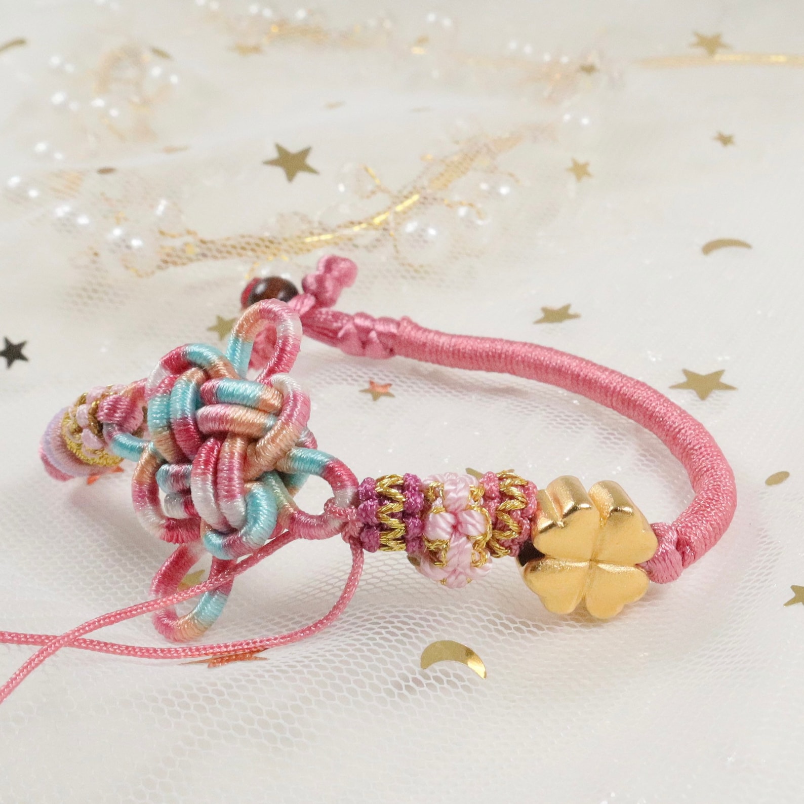 Friendship Bracelet 4 Colors Styles 14k Gold Plated Charm Etsy