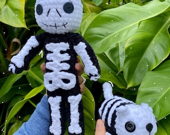 Crochet Skeleton and Skeleton Cat