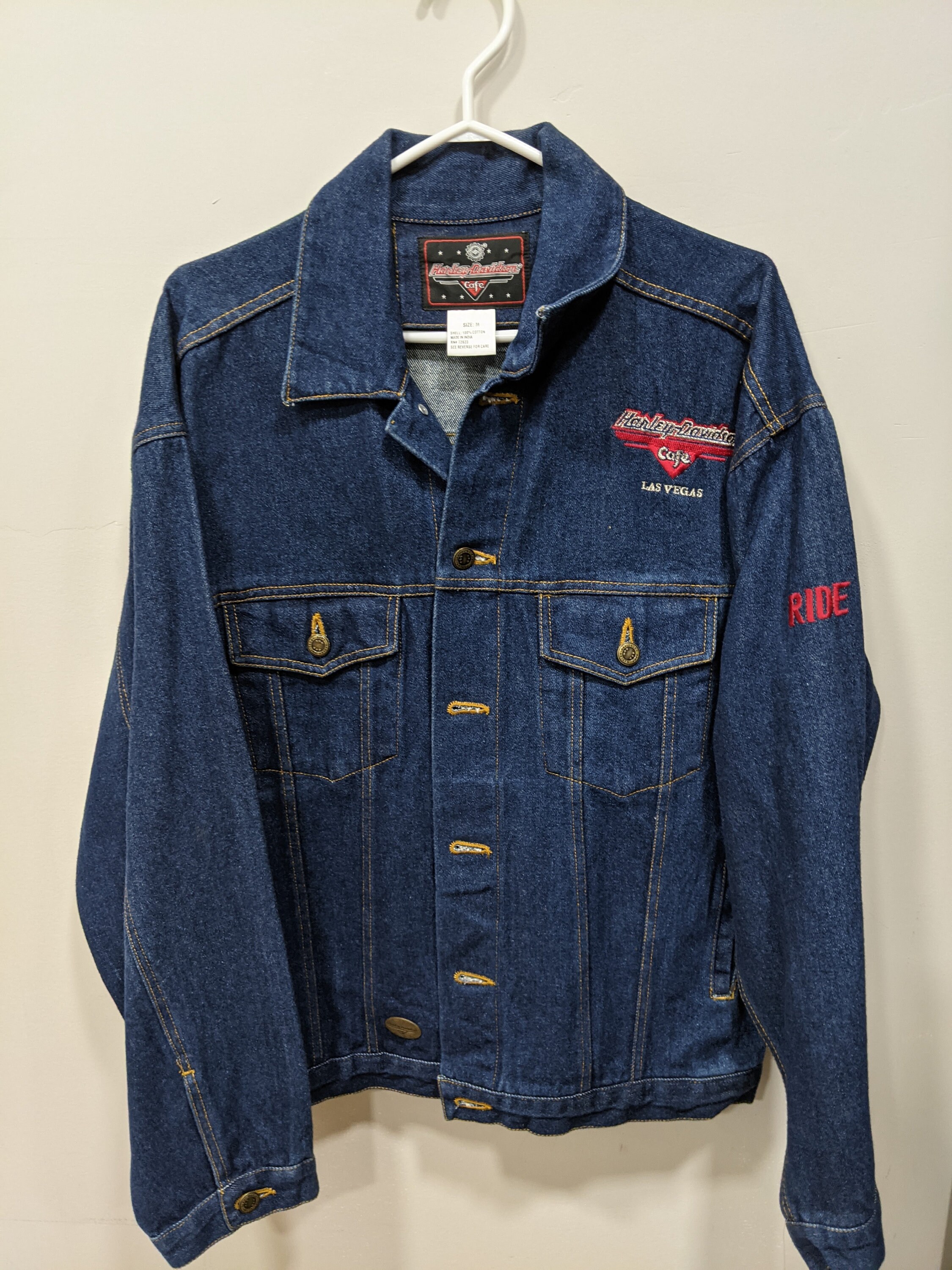 denim jacket harley davidson