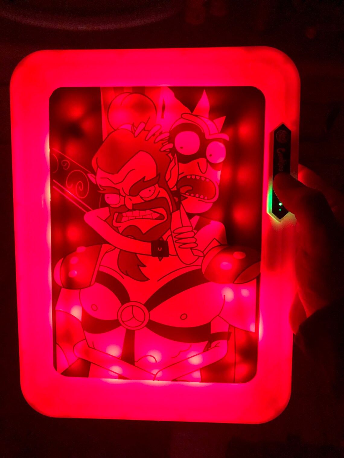 LED Cookies x Glow Tray Rolling Tray w/ Bluetooth Speakers LED Etsy