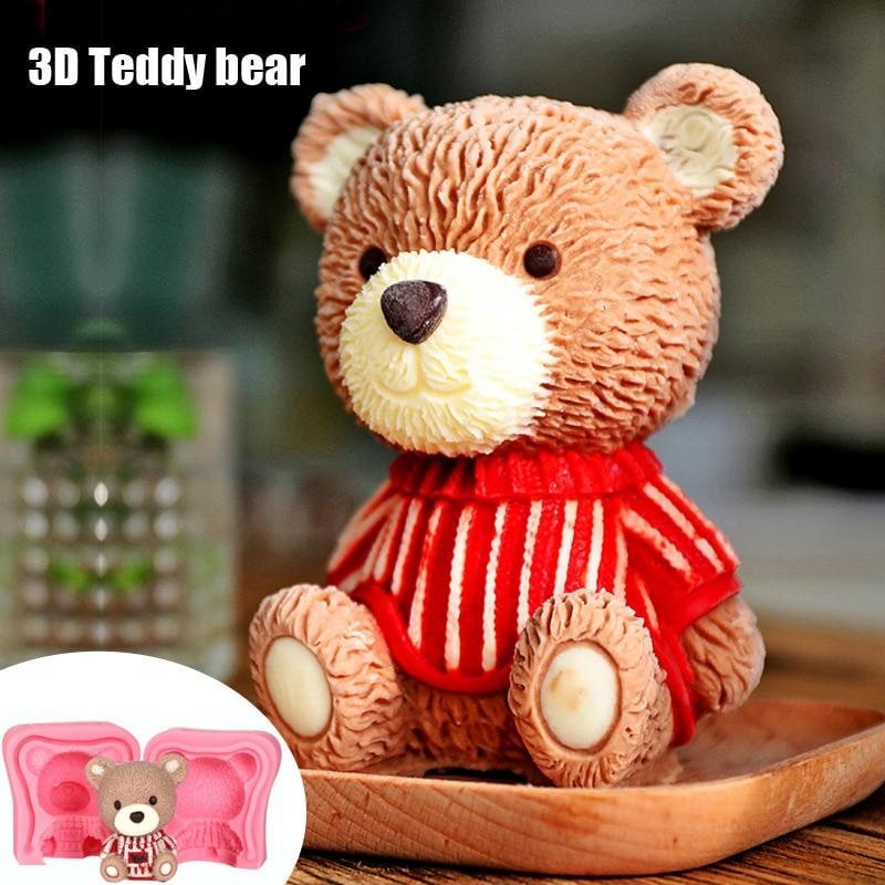 SITTING TEDDY BEAR Multi Silicone Mold