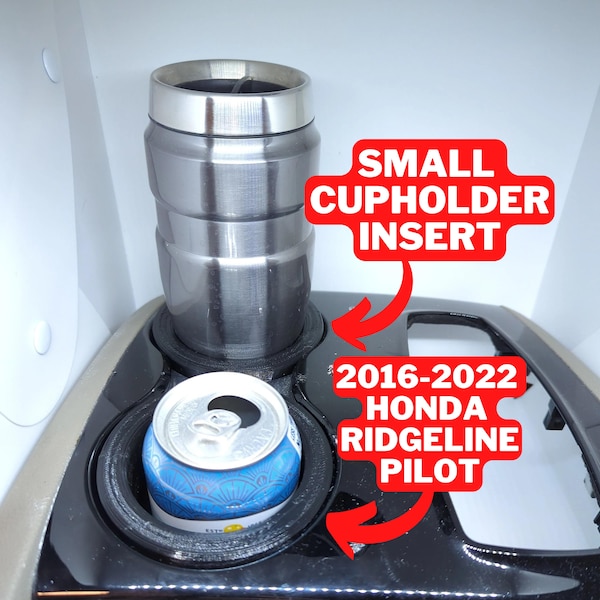 Cupholder Insert for 2016-2022 Honda Ridgeline and Pilot