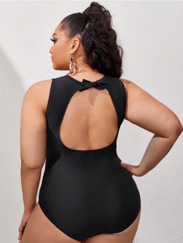 Mesh swimsuit shop plus size