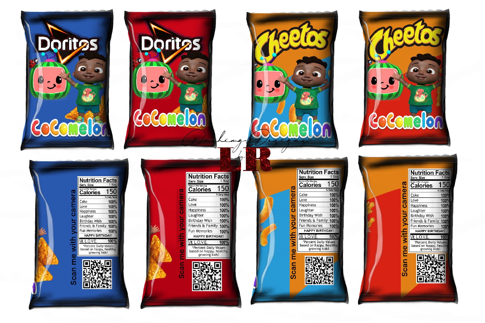 Cocomelon Chip Bags | Etsy