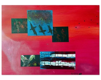 U2 'Bullet the Blue Sky'-print 50 x 70 cm