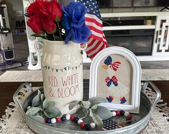 Patriotic goose cross stitch