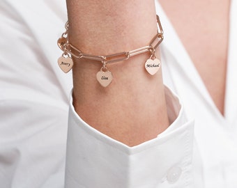 Bracciale personalizzato con ciondoli - Bracciale Charms - Charms bar