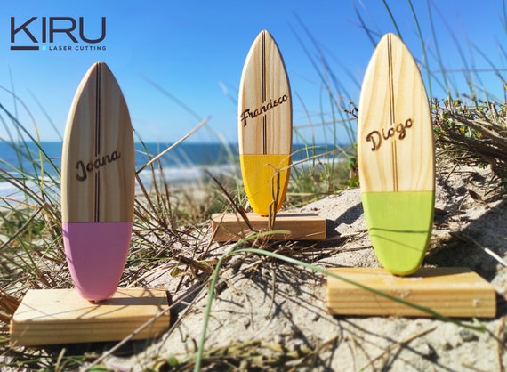 Wooden Mini Surfboard Wall Hanging Decor - Etsy