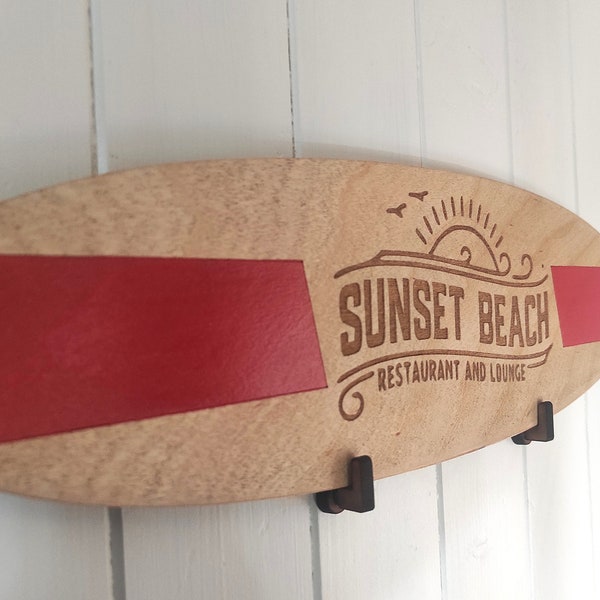 Surfboard Wall Art Etsy UK