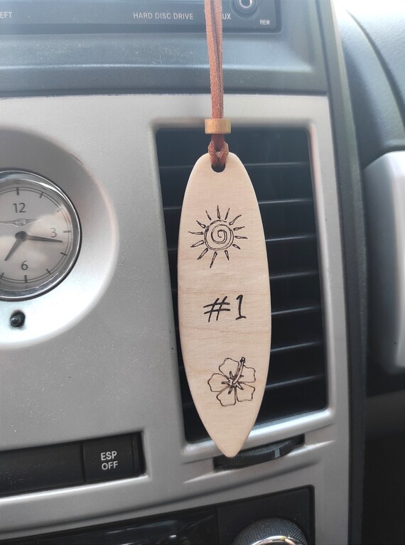 Custom Surfboard Reusable Air Freshener With Engraved Name or Etsy