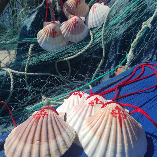 Camino de Santiago Scallop Shell /Pilgrim / Backpack / St James / Baptism / First Communion / Camino de Santiago 'Buen Camino'