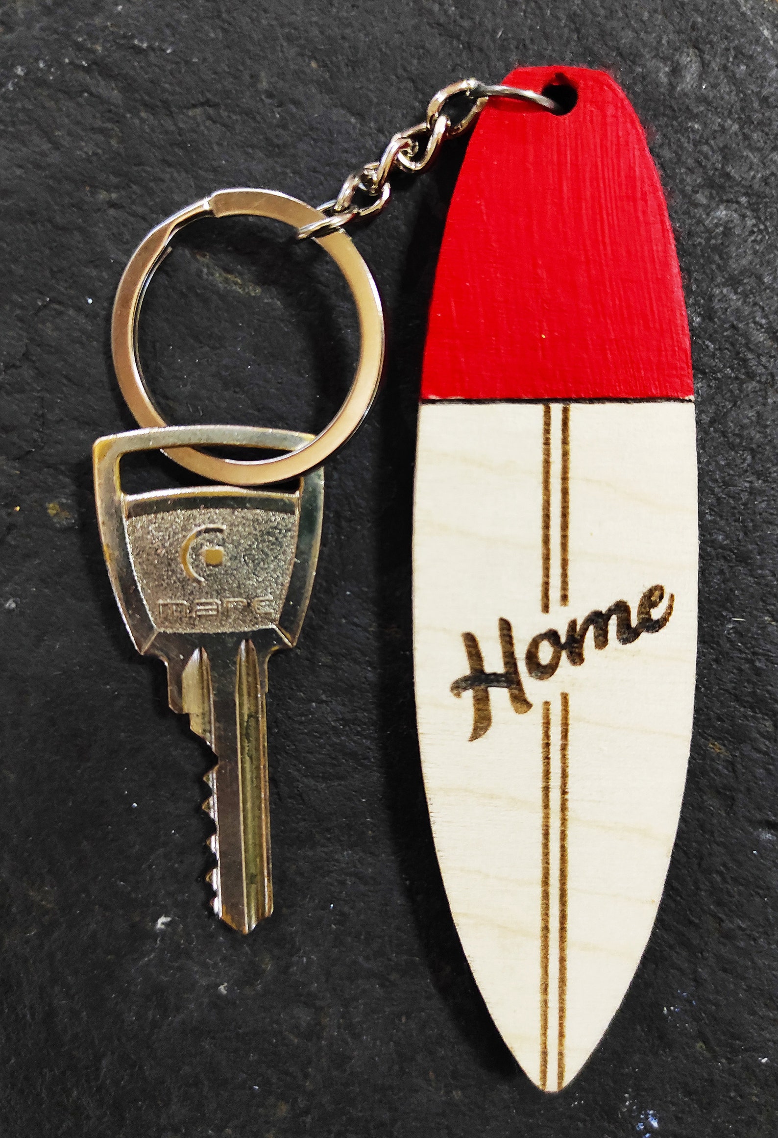 Custom Surfboard Keychain With Engraved Name Etsy